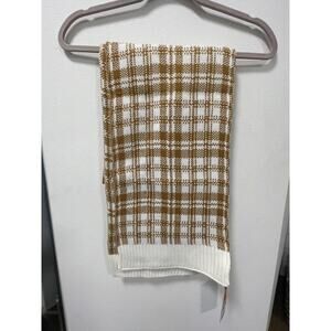 Timberland Scarf Wheat Plaid One Size Winter‎ Warm Retro NWT